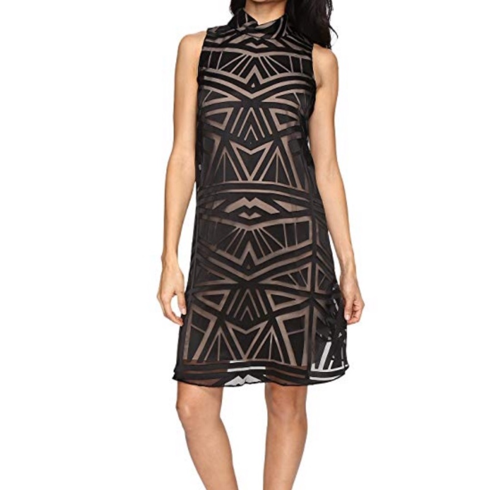 NWT Vince Camuto Black Sheath Dress